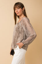Load image into Gallery viewer, Raegan Abstract Blouse
