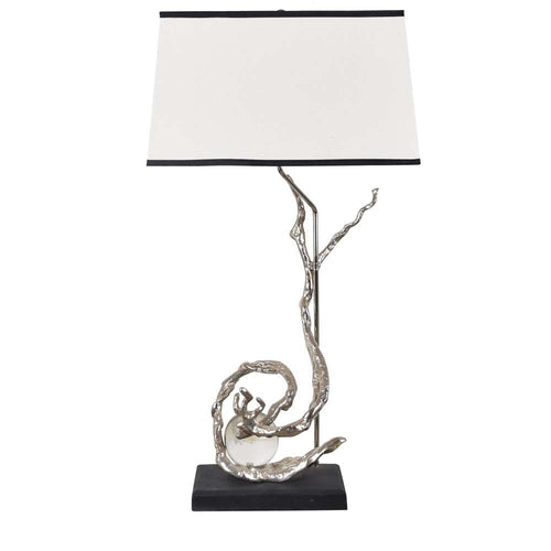 silver tree branch lamp