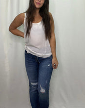 Load image into Gallery viewer, Eggshell Split Back Tank - Lola &amp; Sophie
