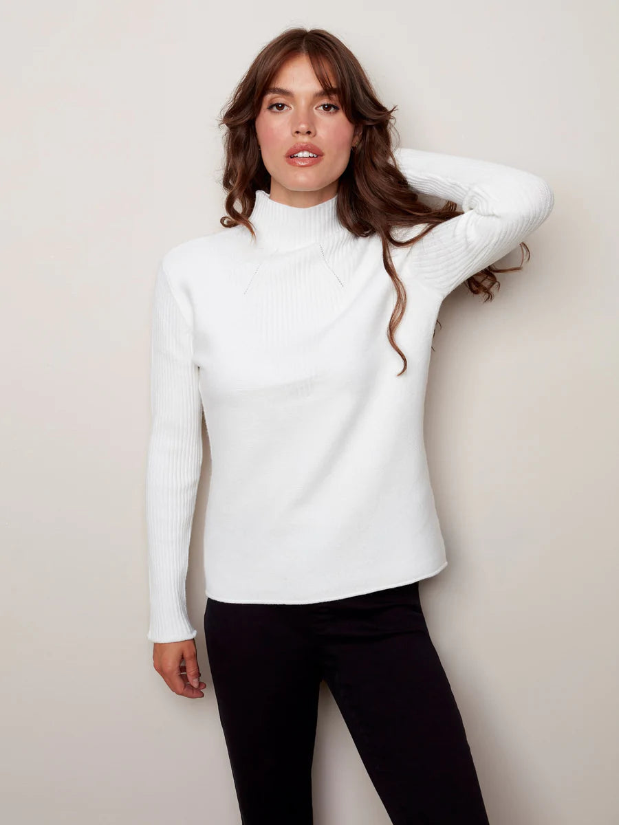 Funnel Neck Sweater - Charlie B