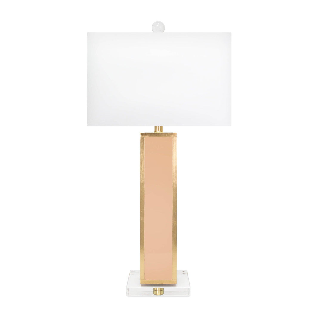 Blair Blush Pink and Gold Table Lamp  - Couture Lamps