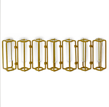 Load image into Gallery viewer, Gold Hinged Flower Vases
