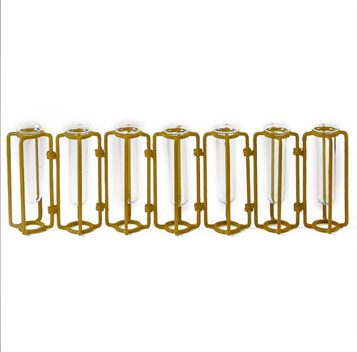 Gold Hinged Flower Vases