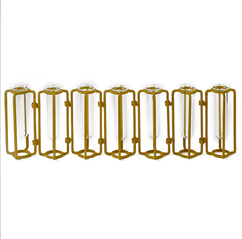 Gold Hinged Flower Vases