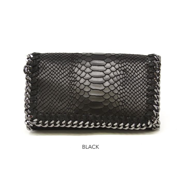 Black Snake Leather Bag