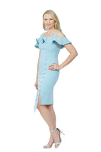 Load image into Gallery viewer, Button Front Cocktail Dress - Posh Couture
