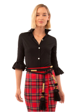 Load image into Gallery viewer, Priss Blouse Black  - Gretchen Scott
