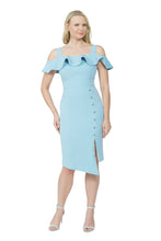 Load image into Gallery viewer, Button Front Cocktail Dress - Posh Couture
