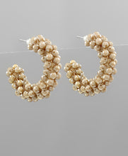 Load image into Gallery viewer, Beaded Hoops
