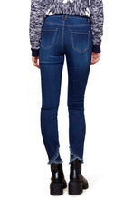 Load image into Gallery viewer, Distressed ankle hem jeans
