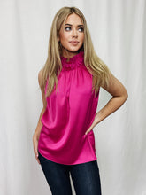 Load image into Gallery viewer, Fuchsia Mock Neck - Posh Couture
