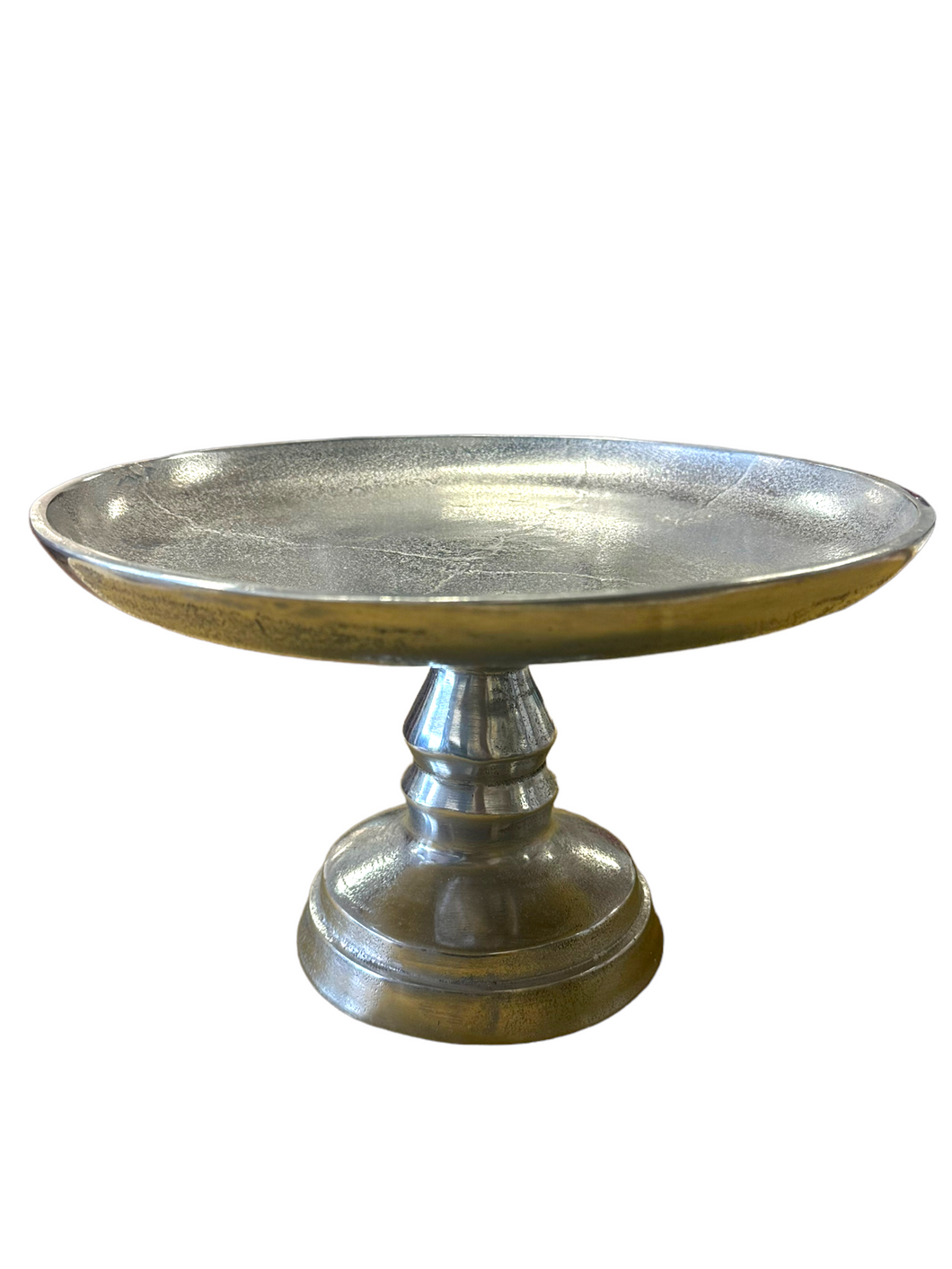 Textured Metal Cake Stand - India Handicraft