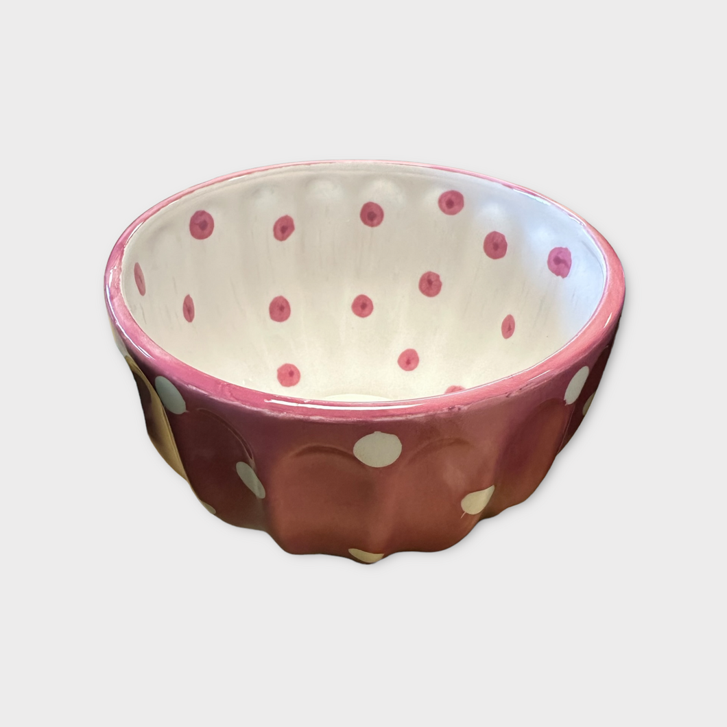 Bright Polka Dot Bowls