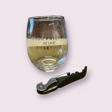 Load image into Gallery viewer, Good Friends Wine Together Gift Set
