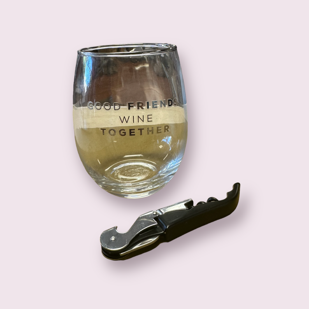 Good Friends Wine Together Gift Set