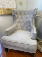 Load image into Gallery viewer, Zeugma Baby Grey Wingback Chair
