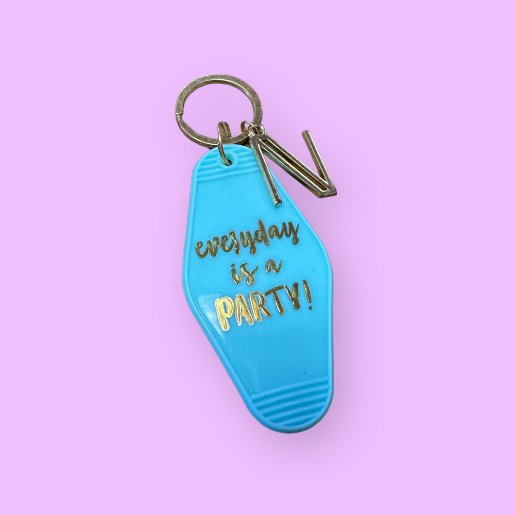 Everyday is a Party Keychain