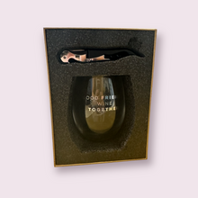Load image into Gallery viewer, Good Friends Wine Together Gift Set
