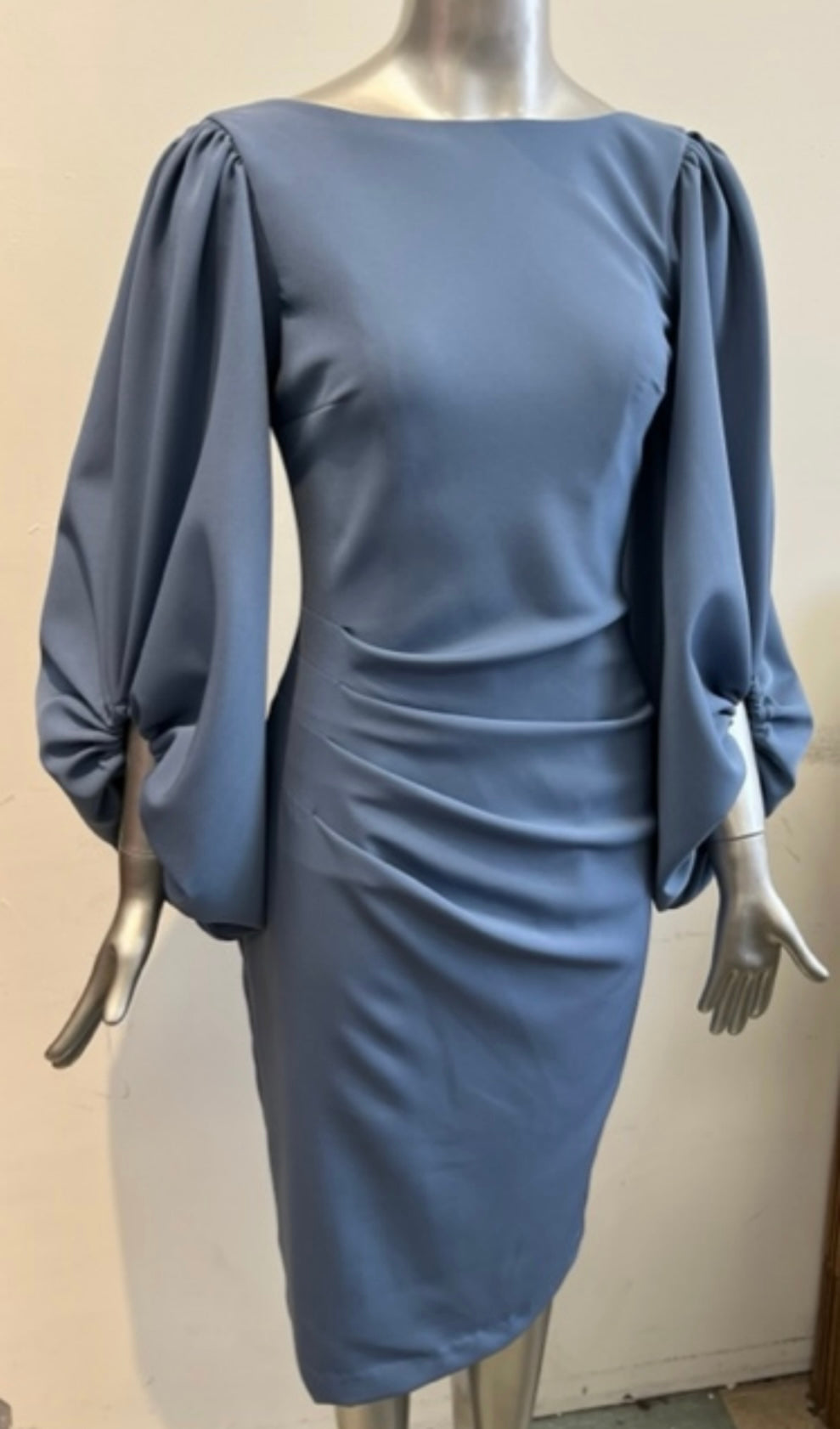 Balloon Sleeve Cocktail Dress