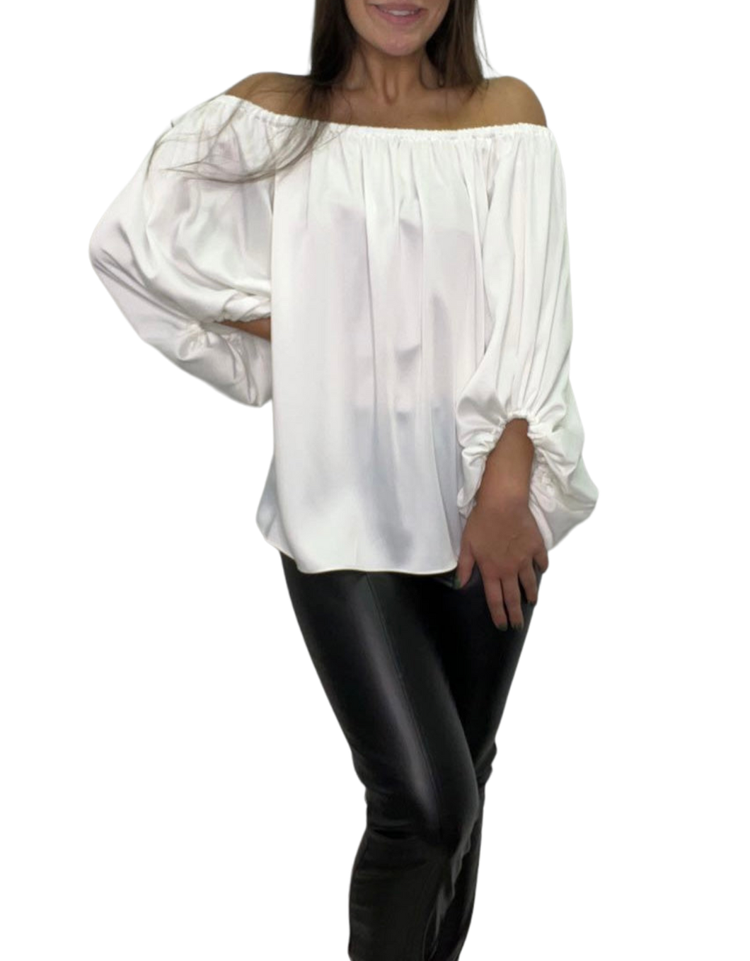 Off-White Off The Shoulder Top - Posh Couture