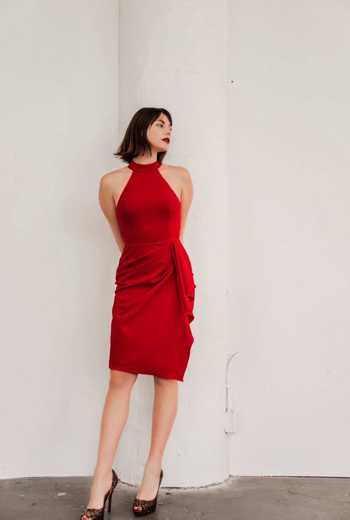 Sharon Cocktail Dress Red
