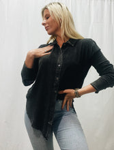 Load image into Gallery viewer, Amy Button Down Washed Baggy Shirt
