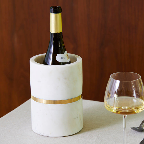 Marble Single Bottle Wine Cooler