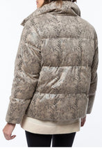 Load image into Gallery viewer, Tyler Boe Python Puffer Bomber Jacket - Tyler Boe
