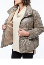 Load image into Gallery viewer, Tyler Boe Python Puffer Bomber Jacket - Tyler Boe
