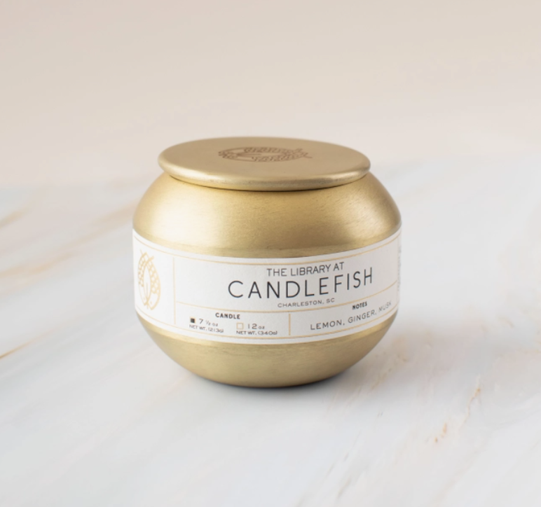 No. 31 Gold Tin Candle