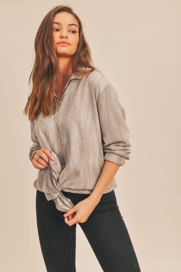 Mystic Haze Hi-Low Shirt