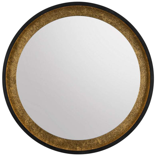 Gold mirror by Crestview with a stunning vista design.