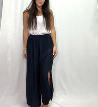 Load image into Gallery viewer, Wide Leg Slit Pants by Lola &amp; Sophie
